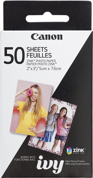 CANON Ivy Zink Photo Paper/ 50 Sheets