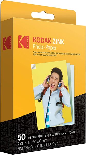 KODAK 2"x3" Premium Zink Photo Paper / 50 Sheets
