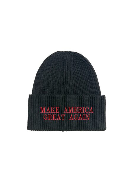 Make America Great Again, Black Beanie, Red Letters