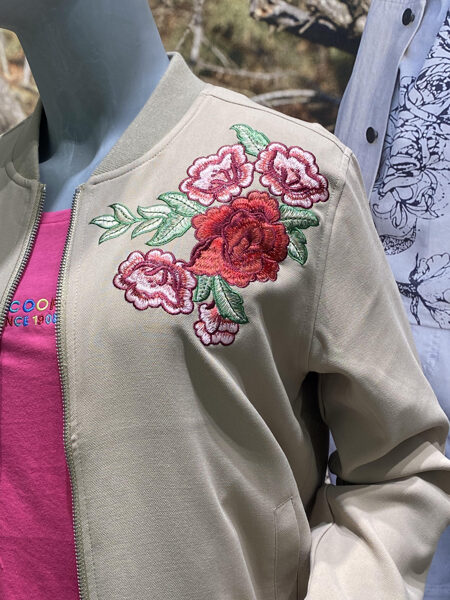   Embroidery on your jacket + Free design
