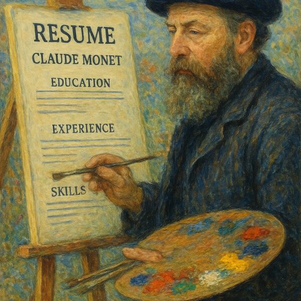 Resume maker by Claude Monet