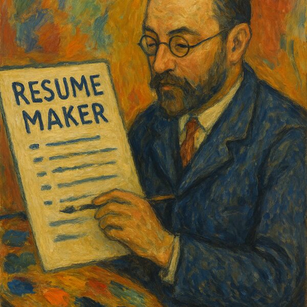 Resume maker by Henri Matisse