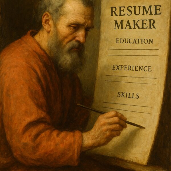 Resume maker by Michelangelo